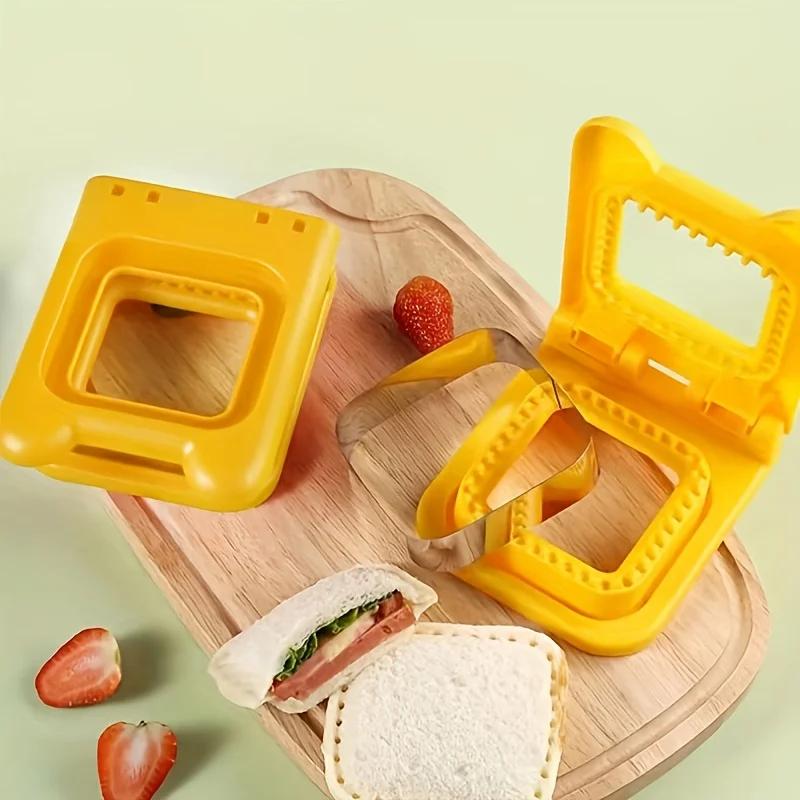 Damaly,Multi-functional Stainless Steel Sandwich Cutter, A DIY Kitchen Baking Tool for Both Home and Commercial Use.
