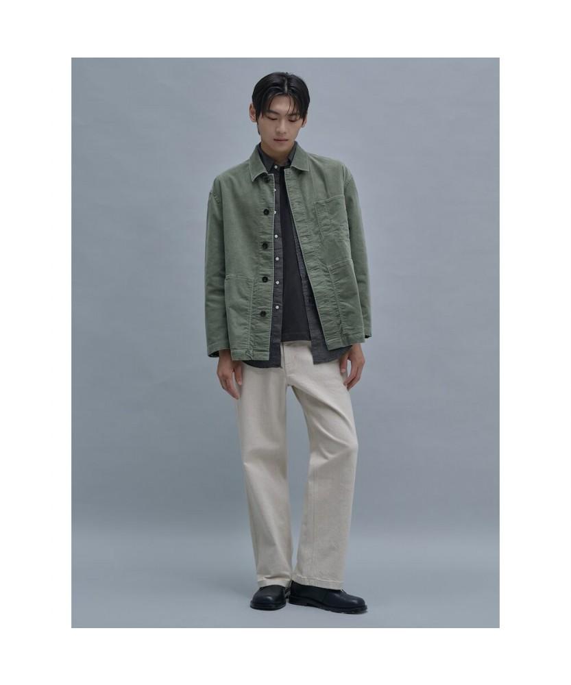 Shift.G Relaxed Cotton Coverall Khaki