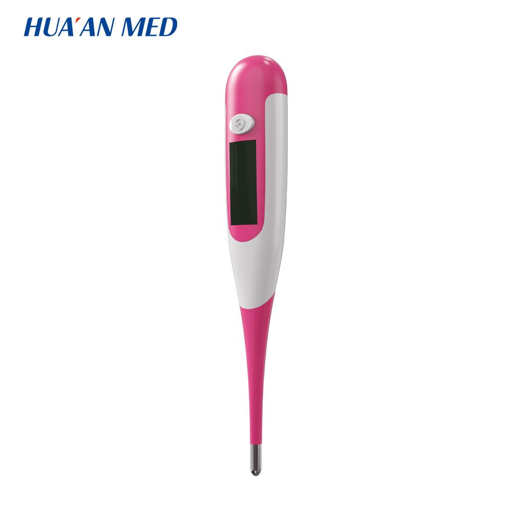 HUAAN Flexible Tip Jumbo Water Resistant Fast Reading Backlight Display Medical Clinical Pen-like Digital Baby Thermometer
