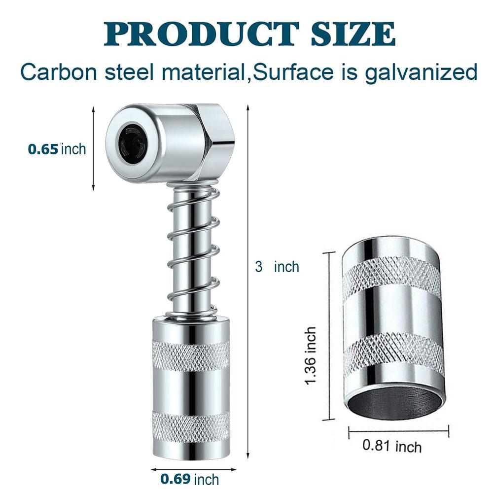 90 Degree Grease Nozzle Adapter