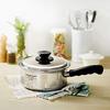 Vita Craft Hexaply 2.9L Stainless Steel Saucepan with Lid, Induction Compatible, Made In the USA, 6115 Silver, 10-Year Warranty