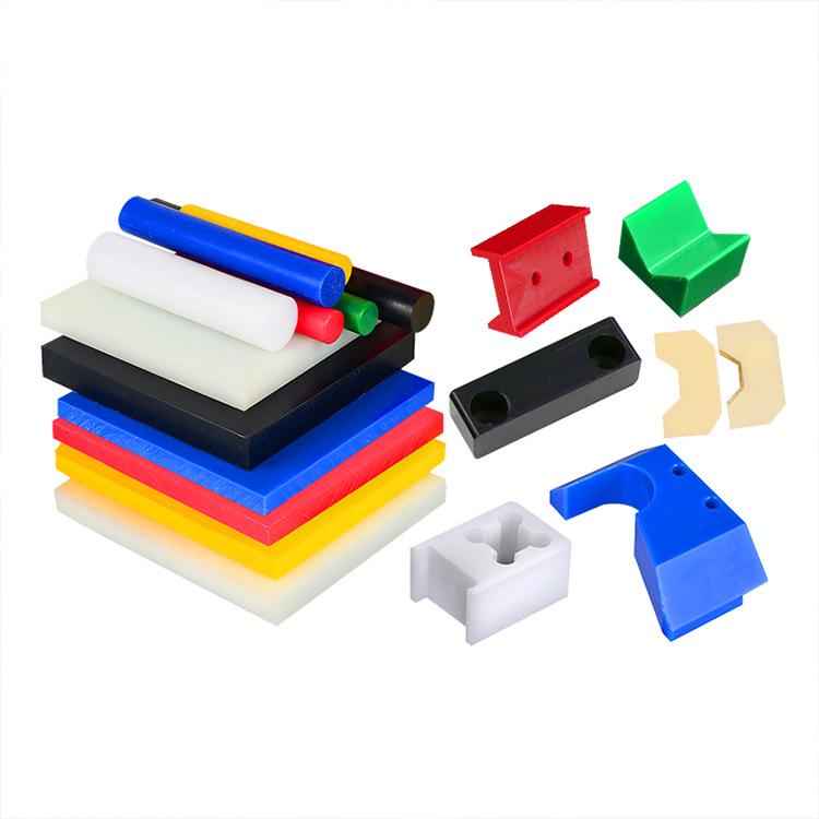 

White Nylon & Black ABS Rods, POM, Teflon, PEEK, Bakelite, Polyurethane Sheets, Clear PC & Acrylic Processing Materials