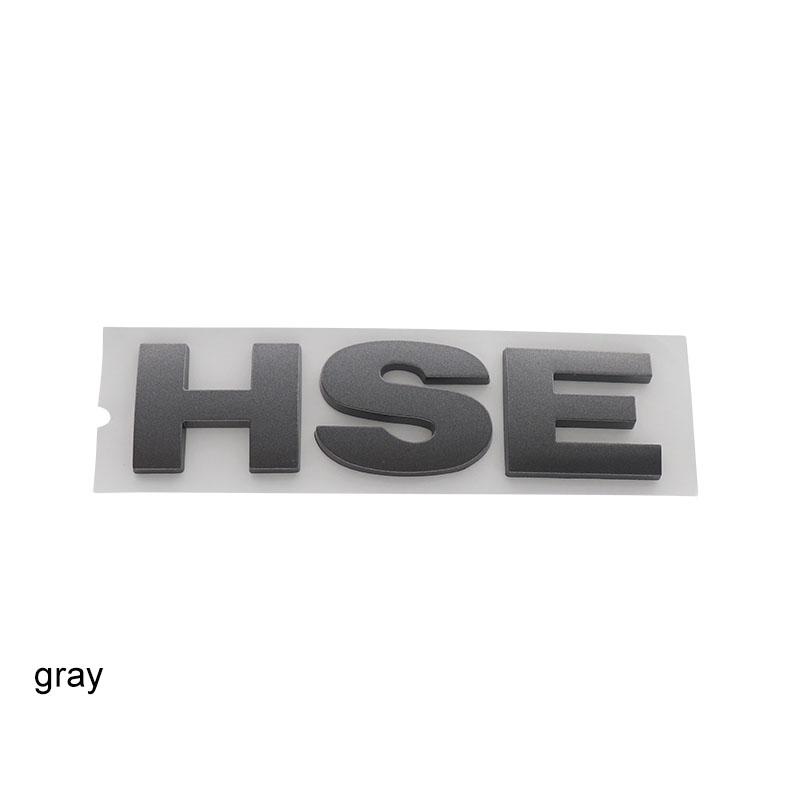 3D Premium HSE Letters for Sport England UK SUV Off Road car Engine Hood Fender trunk Tail Rear Decal Emblem Badge Sticker