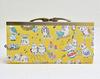 [SHIKISAIDO ORIGINAL COLLECTION] Shikisaido Clasp Wallet, Parakeet Pattern Series (Yellow)