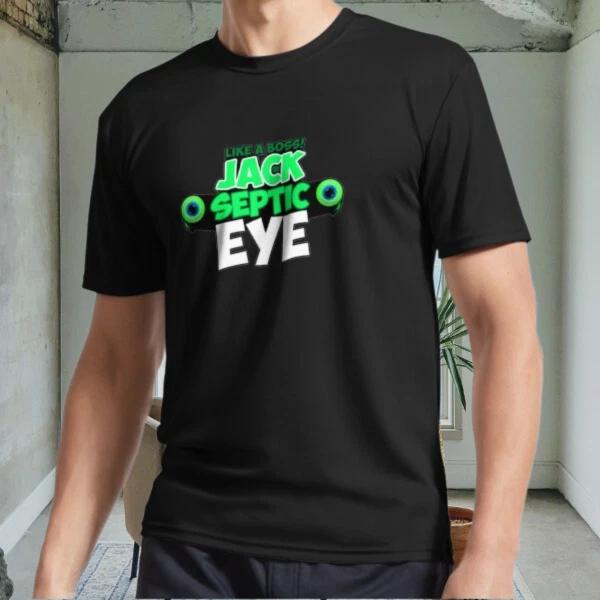 New Jacksepticeye Active Logo Men s Black T shirt Funny Size S to 5XL 2XL