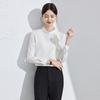 Women's 2024 Autumn Chiffon Long-Sleeve Professional Suit Shirt
