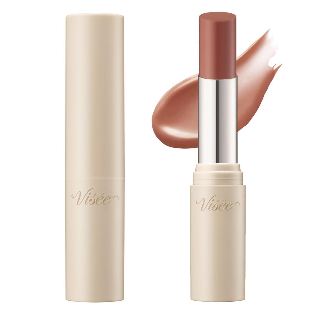 Visee Essence Plump Balm [Alle 6 Farben] 3,3g - Glänzender Feuchtigkeitsspendender Lip Plumper Balm mit Serum für Volumen