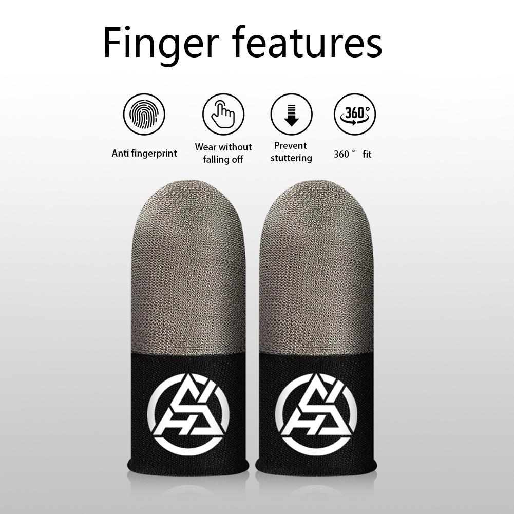 Spiel Fingerhülle Atmungsaktiv Fingerspitzen Für Spiele Schweißhemmend Touchscreen Fingerlinge Abdeckung Empfindlich Mobiltelefon Touch Handschuh