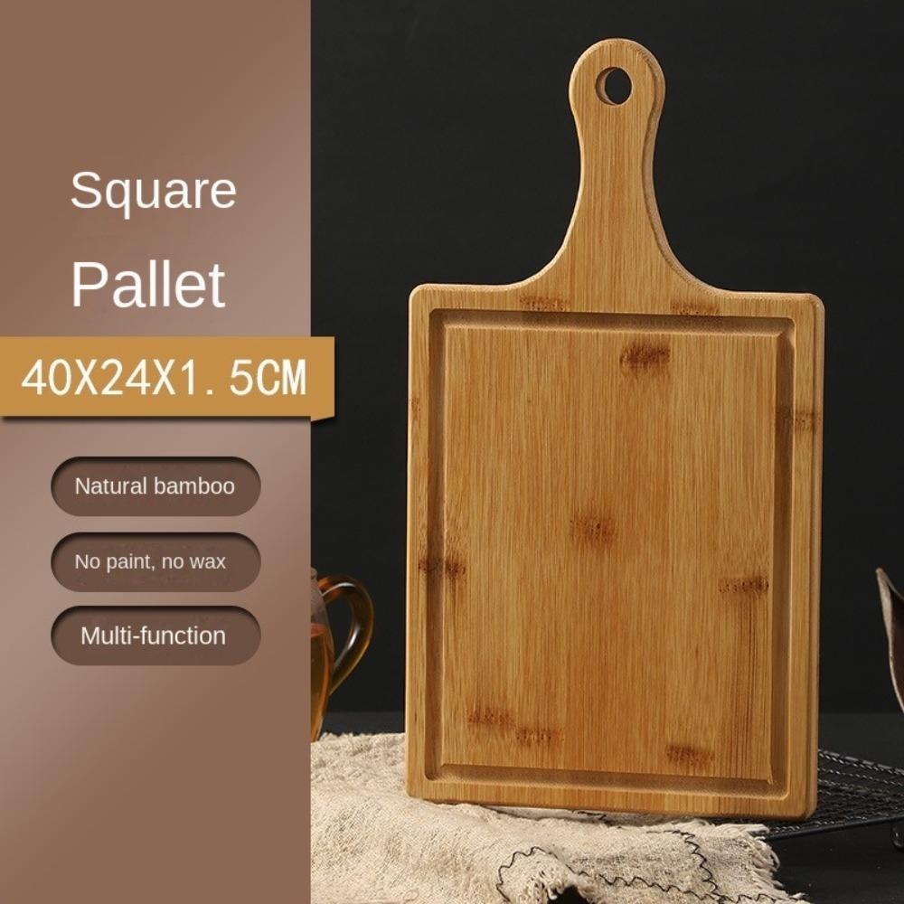 Rectangle Wooden Pizza Tray Wooden Bread Fruit Sushi Tray Durable Cutting Board  Food Display