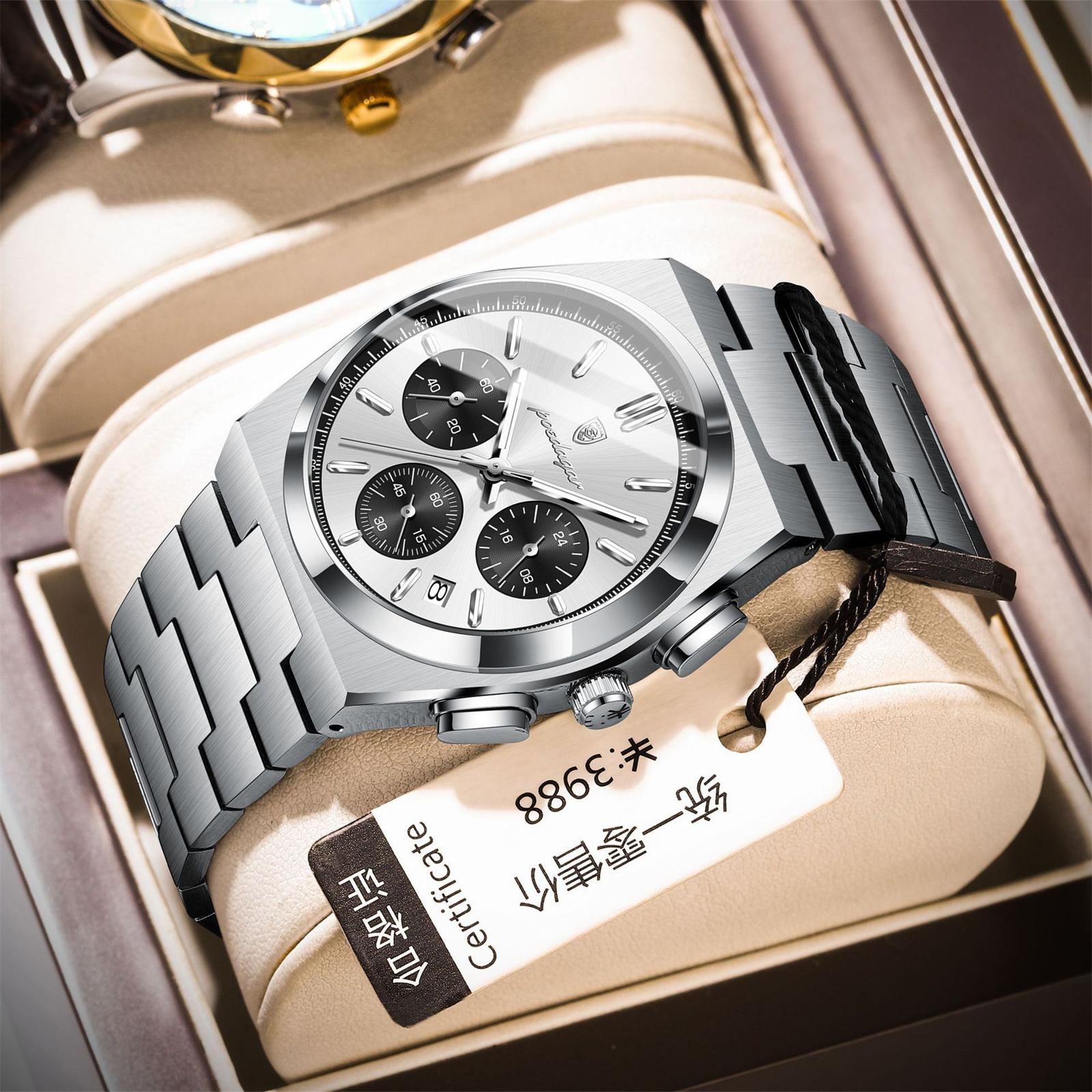

Men s Luminous Running Alarm Clock Watch One Size