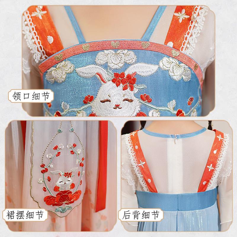 Girl Hanfu Ancient Costume Children Chinese Style Little Girl Dress Tang Dress Princess Skirt National Costume Children