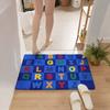 Educational ABC Alphabet Entry Door Floor Mat Festive Decorations Carpet Bathroom Anti-slip Mat Entrance Doormat
