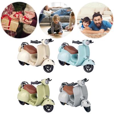 Simulation Electric Bicycle Collection 360 Degree Rotating Miniature Simulation Motorcycle Toy Collection Stunt Moto Toys