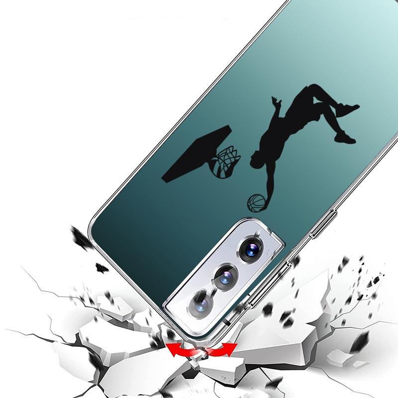 Basketball Basket Sports Case Phone Cover for Samsung Galaxy S24 S25 Ultra S23 Plus S22 + S21 S20 FE S10 S25Plus Trend Fundas S2