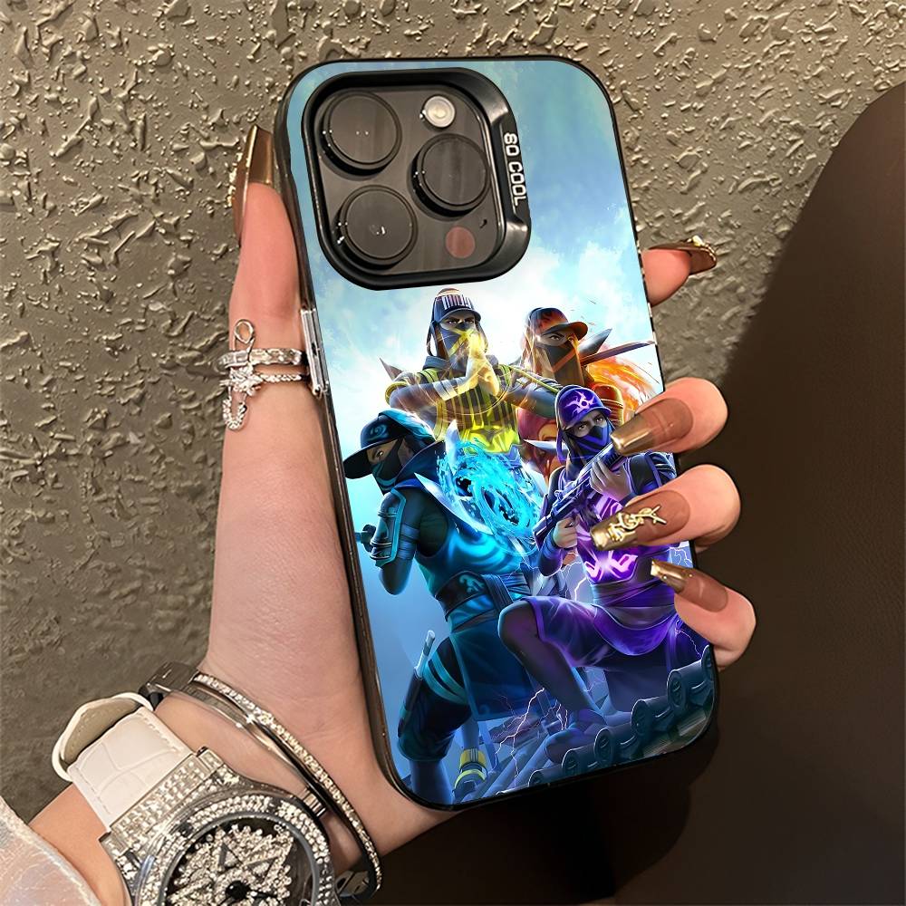 

F-Free F-Fire Чехол для телефона iPhone 14,16,12,15,13,17,11,E,Pro,Max,Plus,Air,Mini Черный Мягкий Чехол iPhone16promax