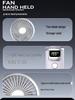 High-Speed Handheld USB Rechargeable Mini Fan with Digital Display