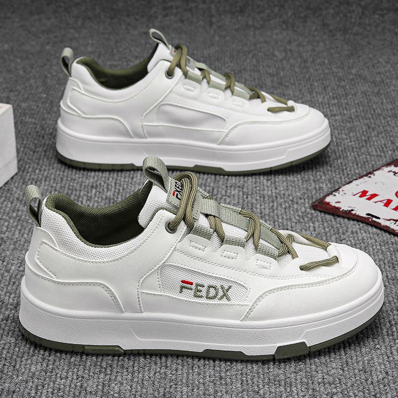 Men's Fashion Casual Low Top Skateboarding Shoes Boys Comfortable Sneakers Male Students Trending Soft Sole Classic Breathable Gym Non-slip