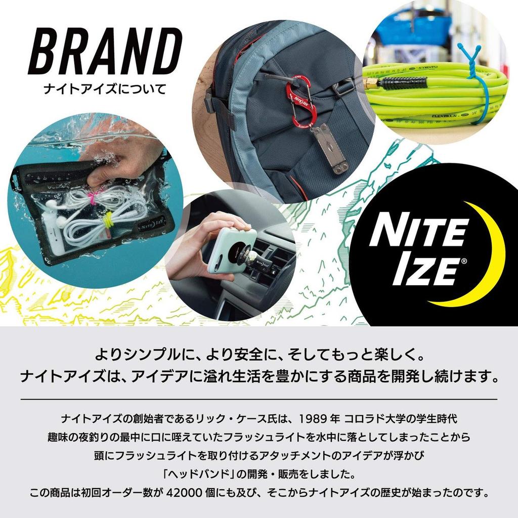 Nite Ize CamJam Loop Rope Tightener L Size, Heavy Duty Cord Tensioner with Webbing Strap for Camping, Outdoor, and Cargo Tie-Down