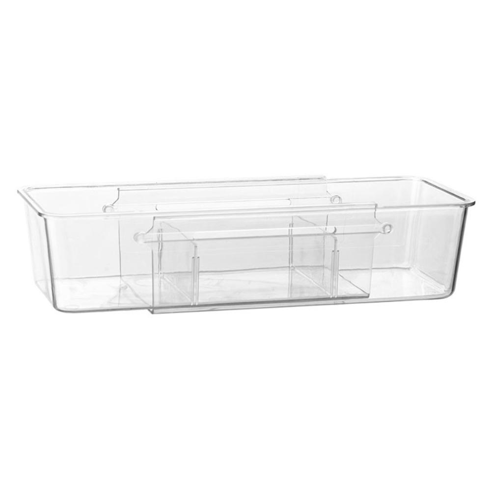 

Retractable Sorting Box Space Saving Divider Box Convenient Compartment Storage Box Tableware S