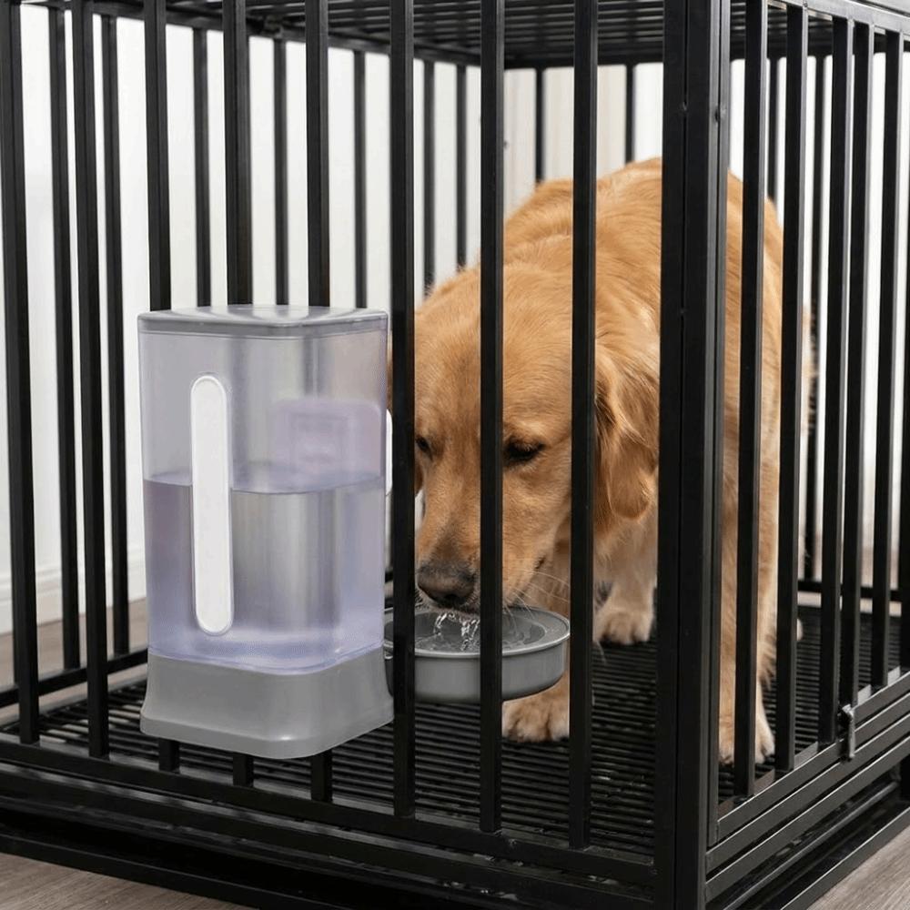 Anti-siphon Large Capacity Dog Water Dispenser Leak-Proof Automatic Dog Cage Kettle Detachable Adjustable Pet Drinking Bowl Home