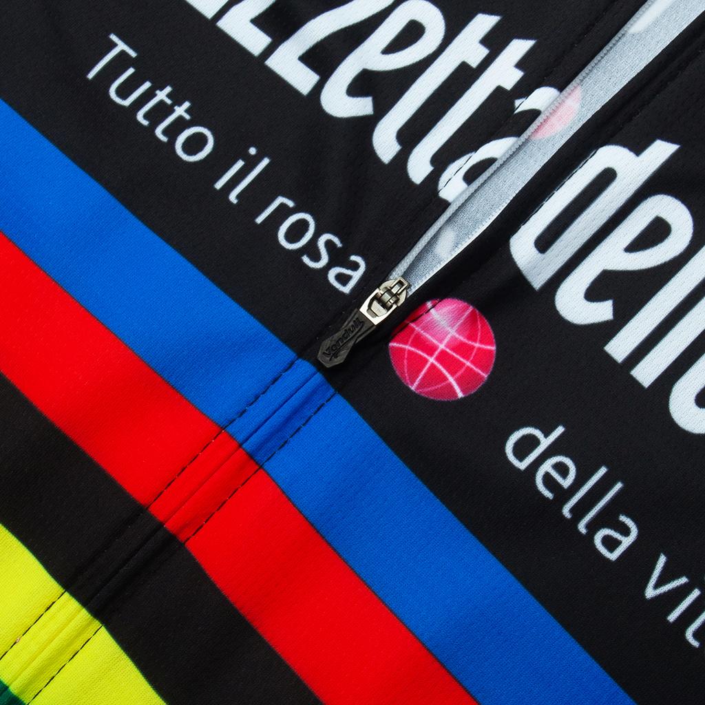 Tour Of Italy Men's Cycling Jersey Sets Rower Krótki Rękaw Odzież Rowerowa Bike Maillot Oddychająca Koszulka Rowerowa Spodenki z Szelkami