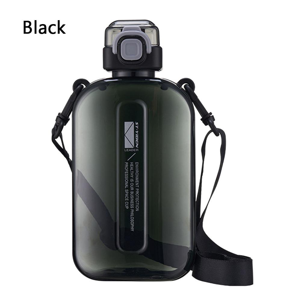 1Pcs 750ml Transparent Sports Bottle Portable Travel Canteen  Men Women Universal