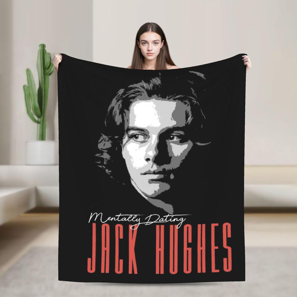 Jack Hughes USA Goldmedaille Hockey Decke Flanell Textil Dekor Multifunktionale Warme Überwurfdecke für Bettwäsche Auto Tagesdecke