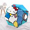1pc Hello Kitty Automatic Opening/Closing Umbrella with Portable Tri-Fold Design, 8-Bone Iron Frame Outdoor Umbrella - Perfect Gift for Fans, Traveler