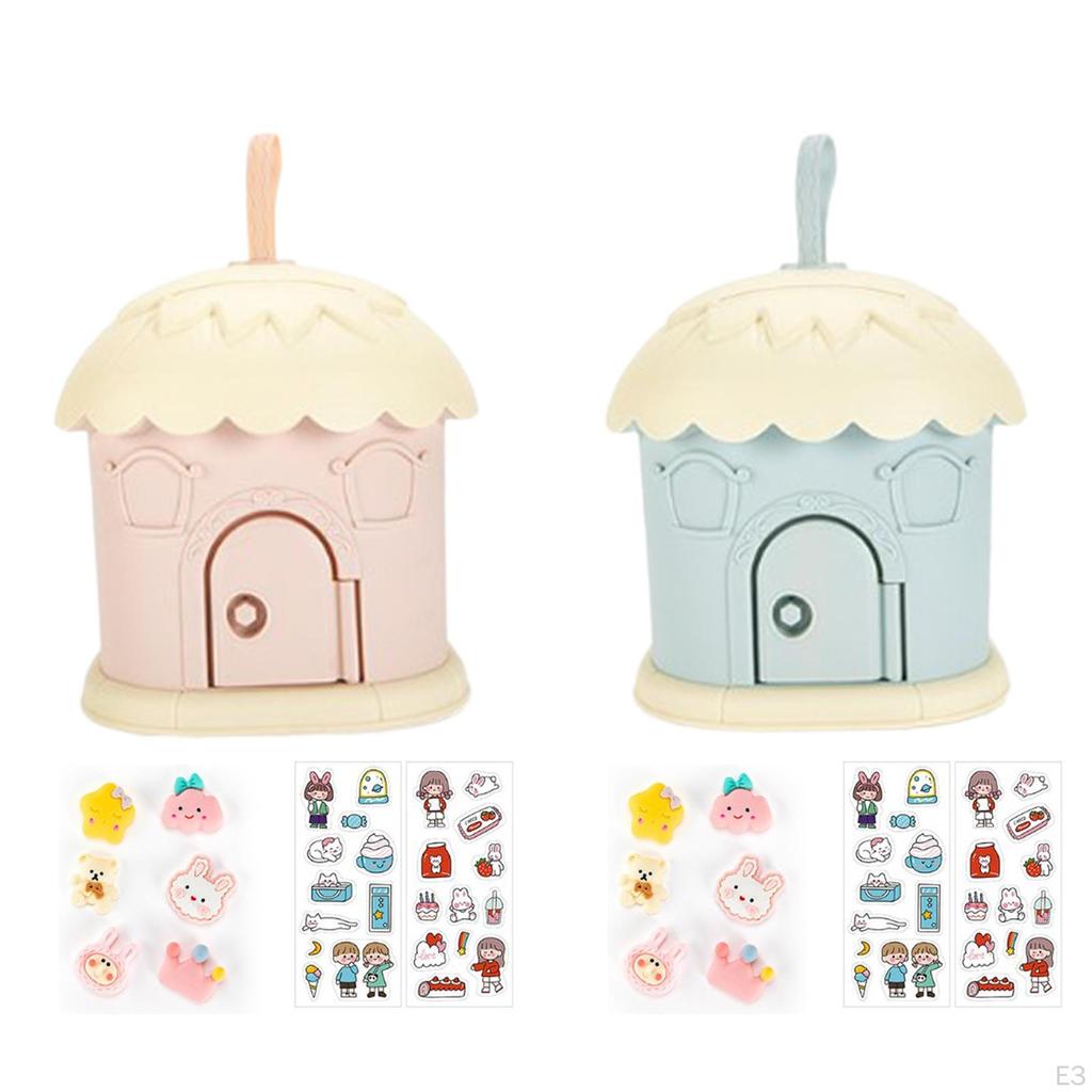 Cottage Piggy Bank Kids Bank, Money Saving Box, House for Hoilday Gifts Birthday