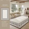 Bohemian Dirt-Resistant Living Room Carpet: Easy-Care, No-Wash 2025 High-End Light Luxury Sofa Blanket & Bedroom Floor Mat