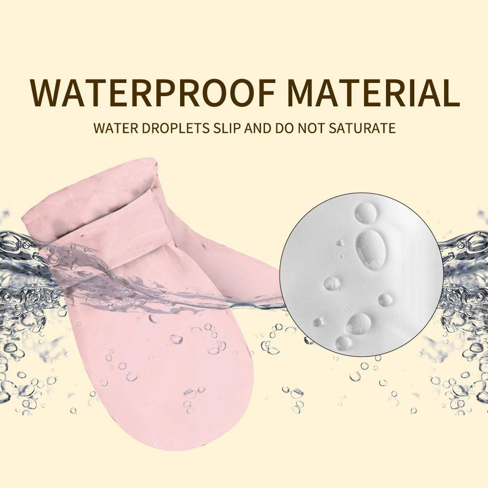 Waterproof Kids Mittens Fleece Lined Winter Gloves Thick Thermal Snow Mittens