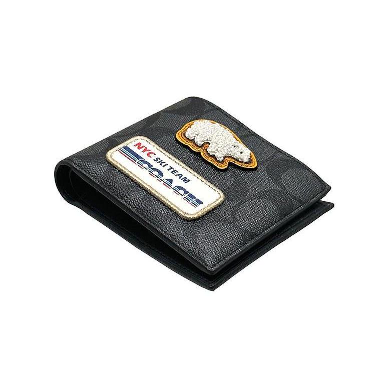 New COACH 3 IN 1 Wallet Artificial Leather Card Holder, Wallet Women's Black CE681-QBPHT