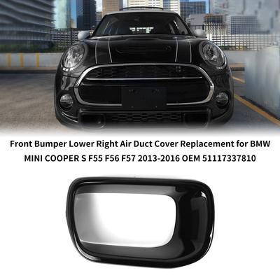 Wymiana osłony kanału powietrznego przedniego zderzaka w prawym dolnym rogu dla BMW MINI COOPER S F55 F56 F57 2013-2016 OEM