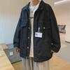 Men's Oversized American Retro Denim Jacket - Trendy, Stylish Spring/Autumn Workwear