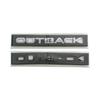 NRF1  21.5X1.8CM 3D ABS Car Styling Front Hood Badge Body Letters Emblem Stickers for Subaru Outback Logo Forester Legacy Accessories
