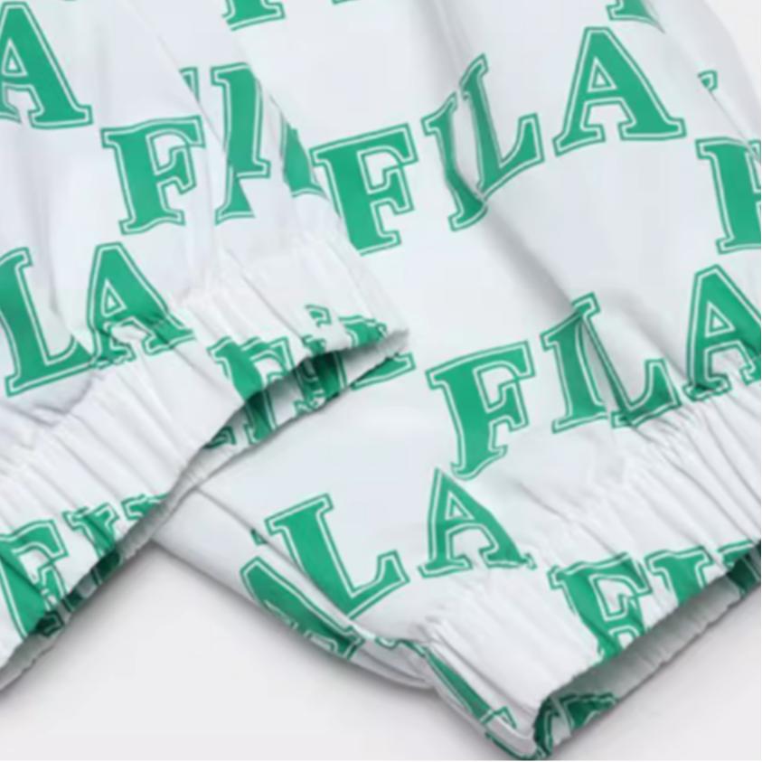 New FILA Knitted Sports Pants Women's All Over Print 2 F11W419806F-ZB