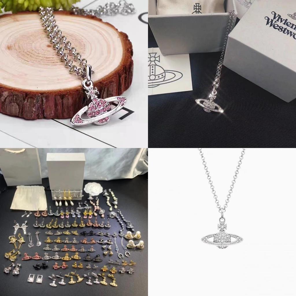 Elegant And Luxurious Saturn Necklace For Women Geometric Design With Sparkling Inlaid Diamonds