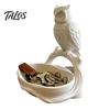 Talos 3D Printed Owl Storage Tray, Large Capacity & Branch Jewelry Tray for Earrings Keys Coins, Decorative Desktop Organizer Home Entrance