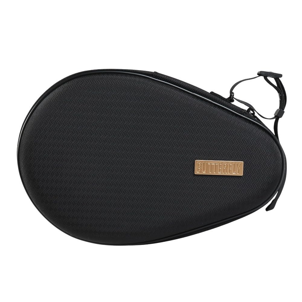 Butterfly Hard Full Case Pro Table Tennis Racket Case Gold 63470 - Holds 2 Rackets, Polyester 250D Zinc Alloy Plate золотой