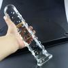 27cm Large Glass Dildo Anal Butt Plug Sex Toy Huge Wand Ass Play Vagina Women Man Stimulate Orgasmic Masturbation 10In BackDoor