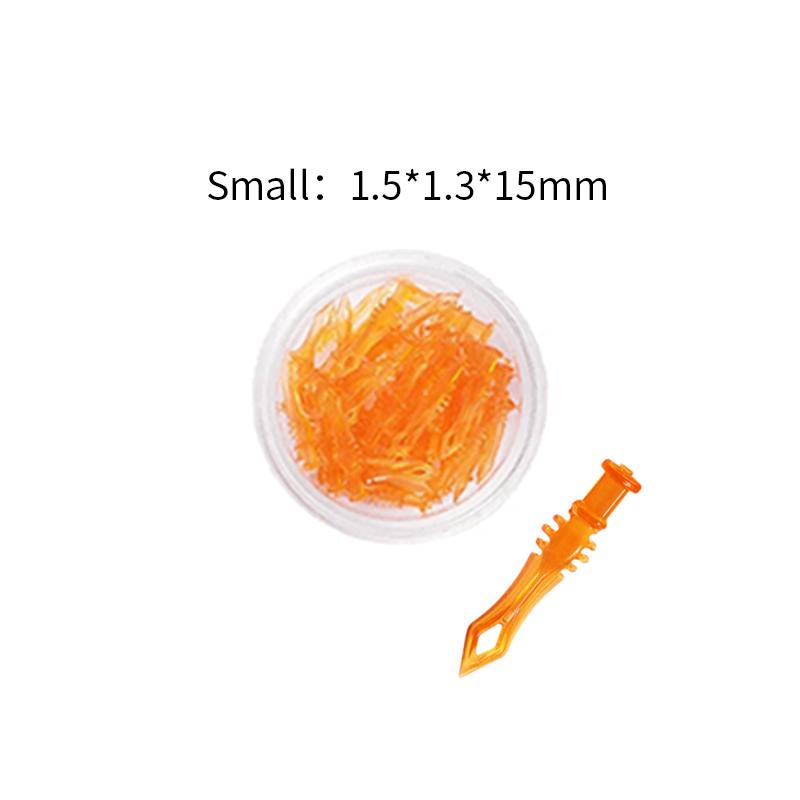 40 Pièces Coins en Plastique Dentaire Dents Coin Diamant Jetable Espace Interdentaire Matériel de Laboratoire Dentaire Outil de Dentiste Autoclavable