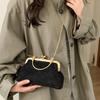 New Vintage Handbag Shell Lock Bags Chic Women's Purse Handmade Lay Bags Stylish Retro Women's Handbags Chain Crossbody Bags