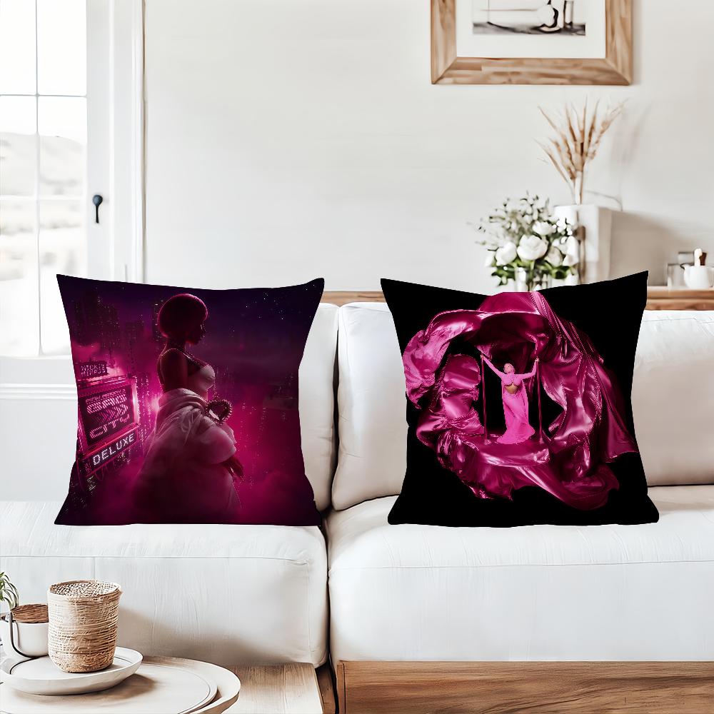 Tobago Rapper N-Nicki Minaj Pillow Case Suitable For Bedrooms Living Rooms Cars Home Decoration