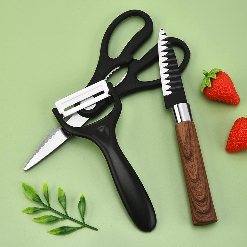 Stainless Steel Kitchen Knife Set Six Piece Set of Gift Boxes