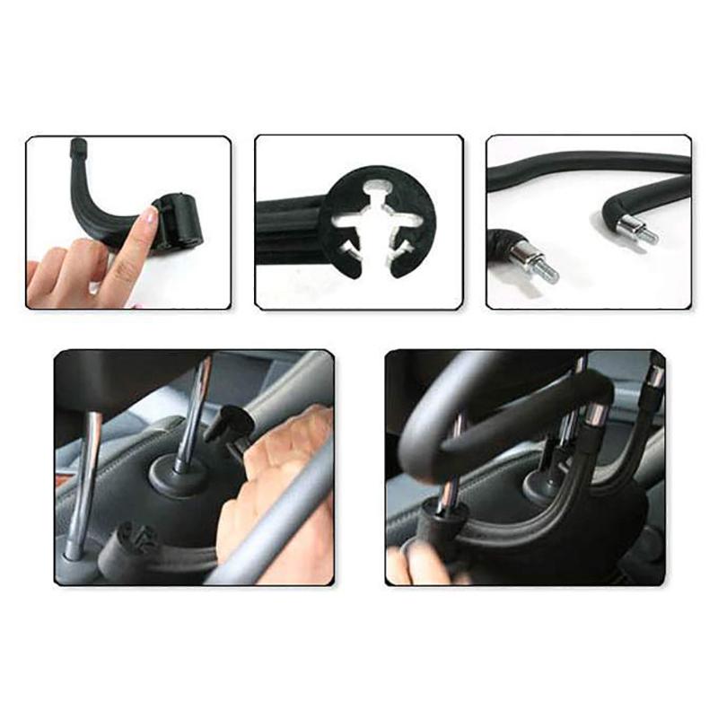Universal Car Coat Hangers Back Seat Headrest Coat Clothes Hanger Jackets Suits Holder Rack Auto Supplies