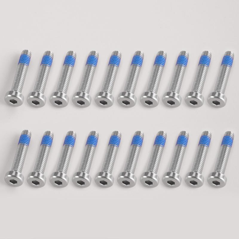 20pcs M4*20 Hexagon Socket Stud Guide Bolt Full Thread Kit fit for Car Engine Industry Universal