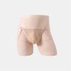 Men's Sex Panties Mesh See-through Flat-angle Sex Panties Colored Polka Dots Sexy Seduction Underwear