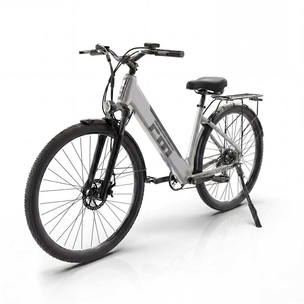 FINER MOBILITY M2 Plus City Urban E-Bike 36V13Ah Akku 27,5 Zoll Breite Reifen 250W Motor 130KM Reichweite Mehrere Terrains Elektrofahrrad