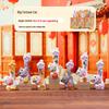 Whimsical Meow Collection Blind Box: Healing Kitten Resin Figurine Gift for Friends, Classmates, and Dorm Decor