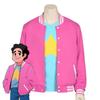 Steven Universe Cosplay Baseballová Uniforma Unisex Tričko Bunda Kostým Sada**